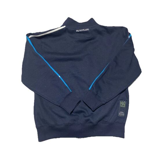 Scotland Jacket Mens Extra Large Blue Dolmen HQ Full Zip Track Retro Euro Sport - Picture 2 of 11